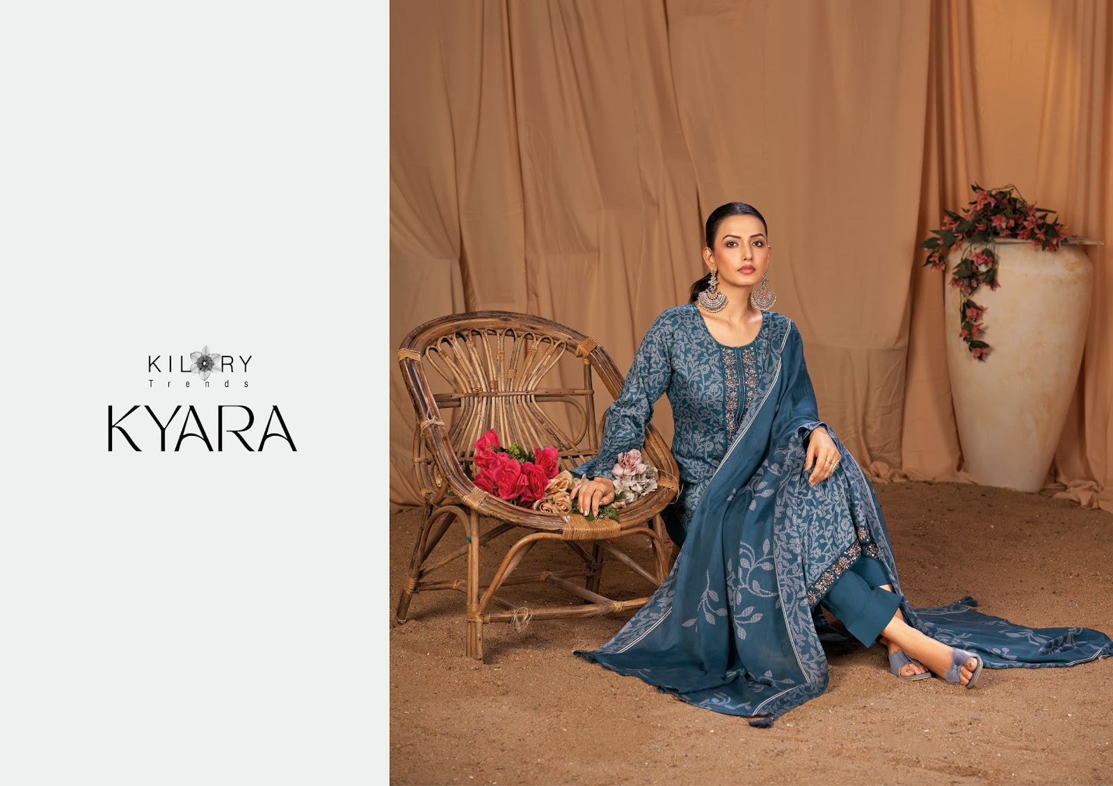Kyara Kilory Pure Jam Pant Style Suits Exporter Gujarat