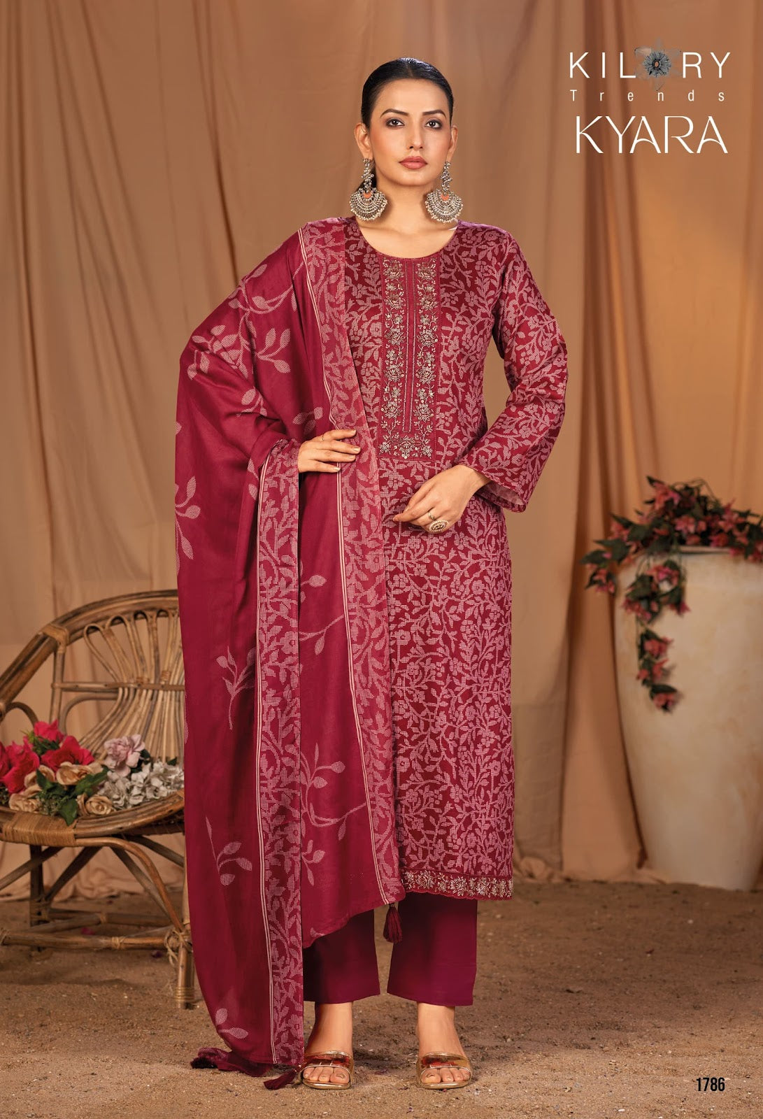 Kyara Kilory Pure Jam Pant Style Suits Exporter Gujarat