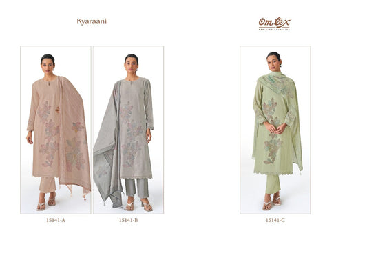 Kyaraani Omtex Cotton Pant Style Suits Wholesale Price