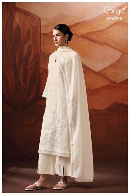 Kylisse S4929 Ganga Bemberg Plazzo Style Suits Manufacturer Ahmedabad
