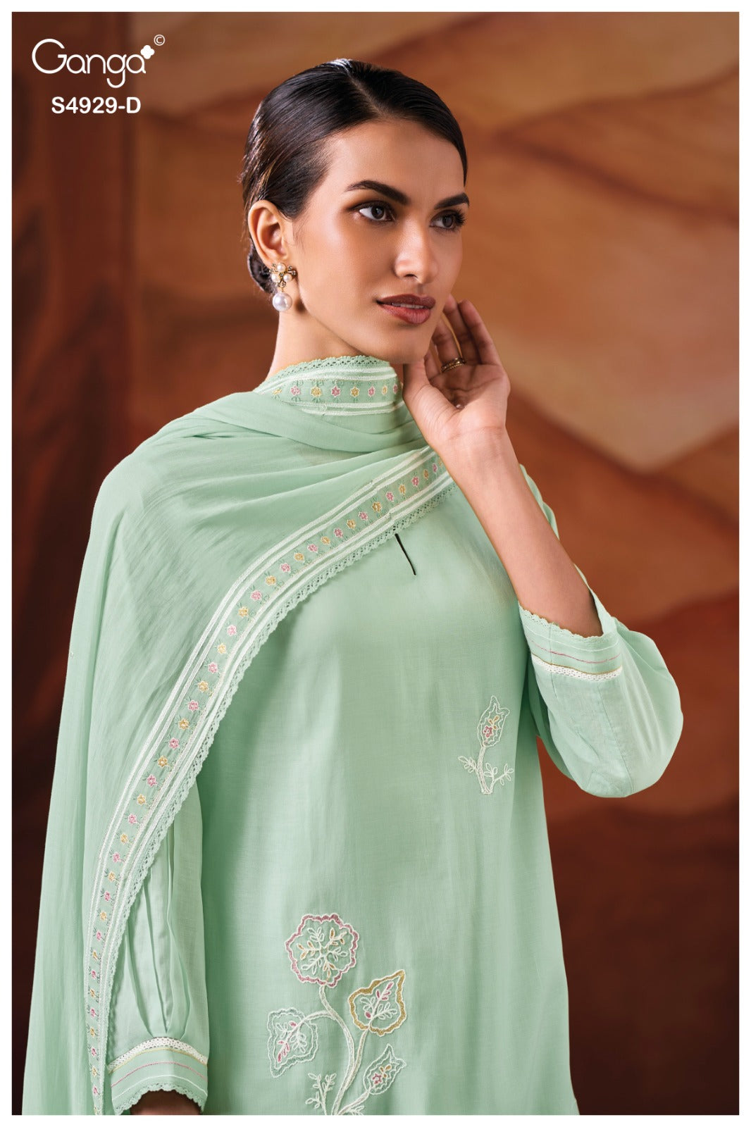 Kylisse S4929 Ganga Bemberg Plazzo Style Suits Manufacturer Ahmedabad