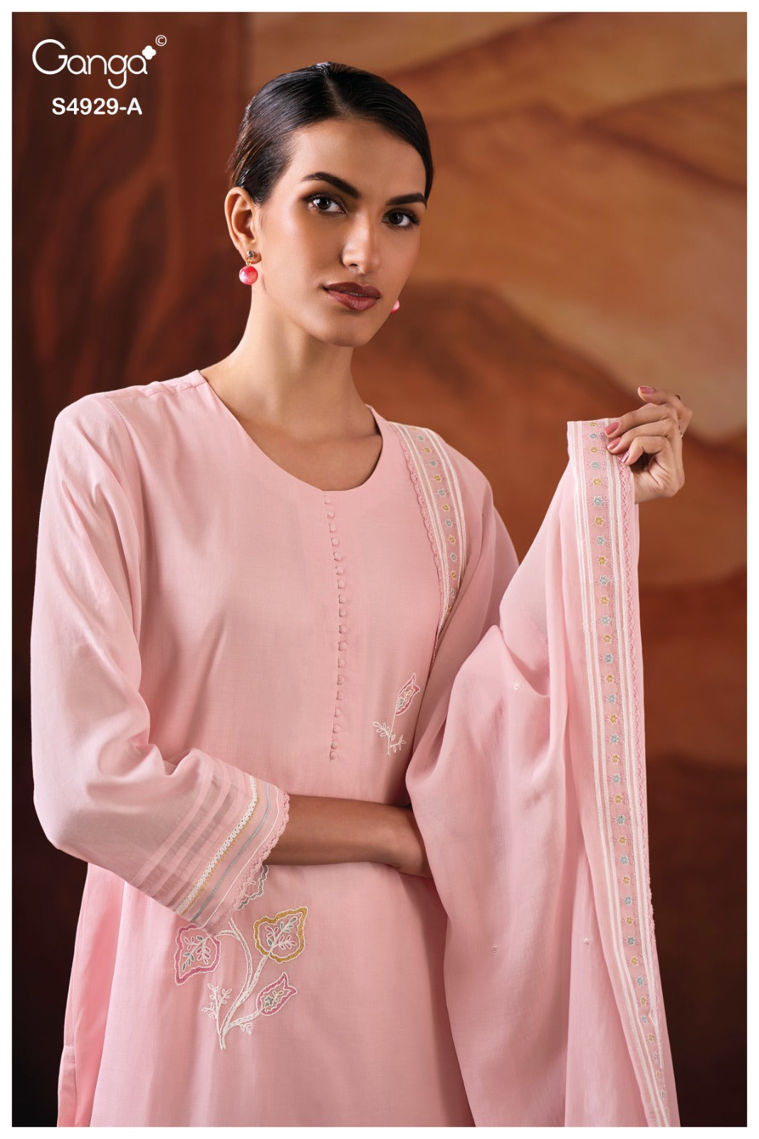 Kylisse S4929 Ganga Bemberg Plazzo Style Suits Manufacturer Ahmedabad
