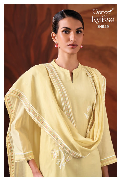 Kylisse S4929 Ganga Bemberg Plazzo Style Suits Manufacturer Ahmedabad
