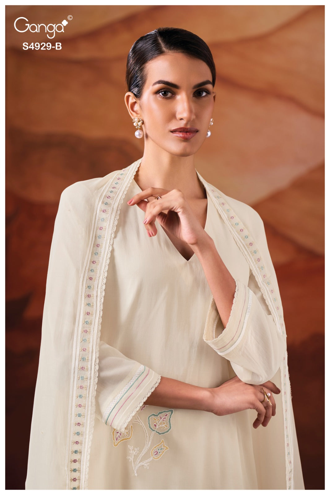 Kylisse S4929 Ganga Bemberg Plazzo Style Suits Manufacturer Ahmedabad