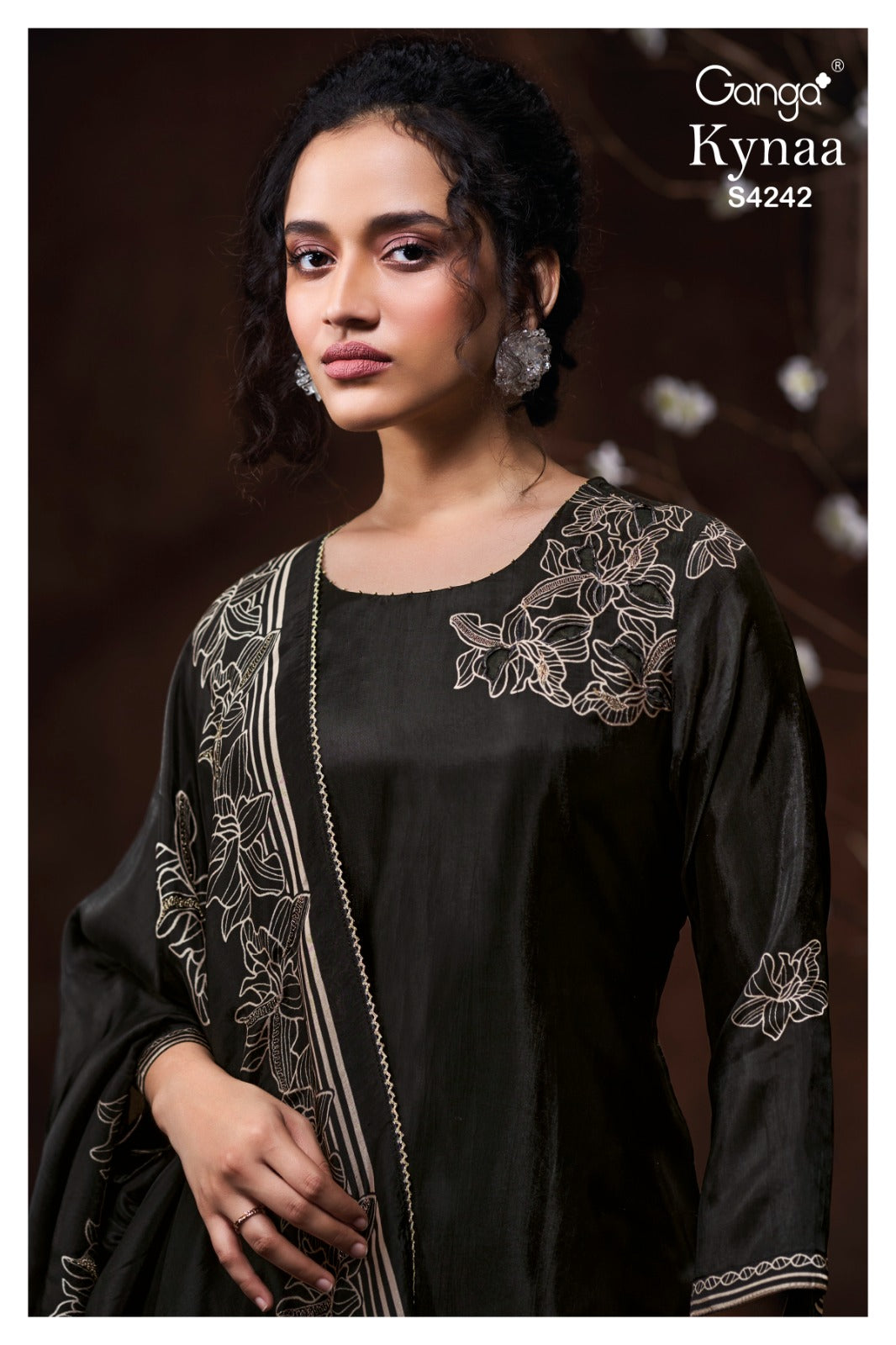Kynaa S4242 Ganga Habutai Plazzo Style Suits Supplier India