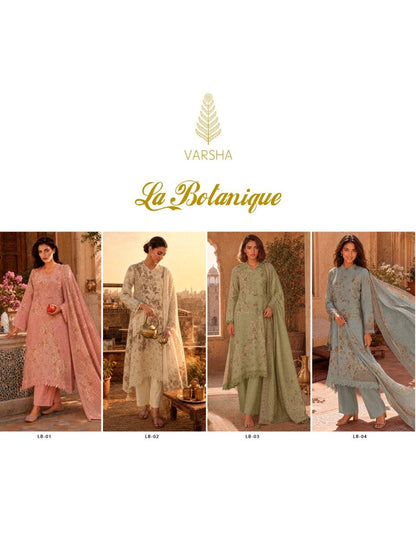 La Botanique Varshaa Cord Pashmina Suits Wholesale Price