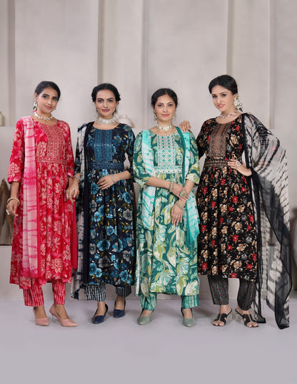 Laado Vol 2 Master Rayon Foil Readymade Pant Style Suits Exporter Gujarat