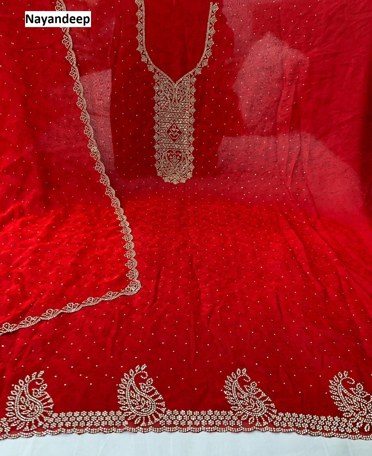 Laal Pari Nayandeep Jacquard Salwar Suits Wholesaler