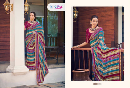 Ladlee 88920-88925 Vipul Silk Sarees Manufacturer Gujarat