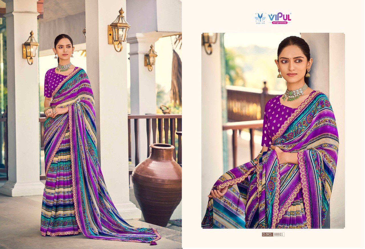 Ladlee 88920-88925 Vipul Silk Sarees Manufacturer Gujarat