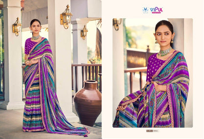 Ladlee 88920-88925 Vipul Silk Sarees Manufacturer Gujarat