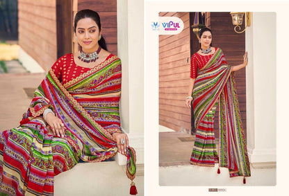 Ladlee 88920-88925 Vipul Silk Sarees Manufacturer Gujarat