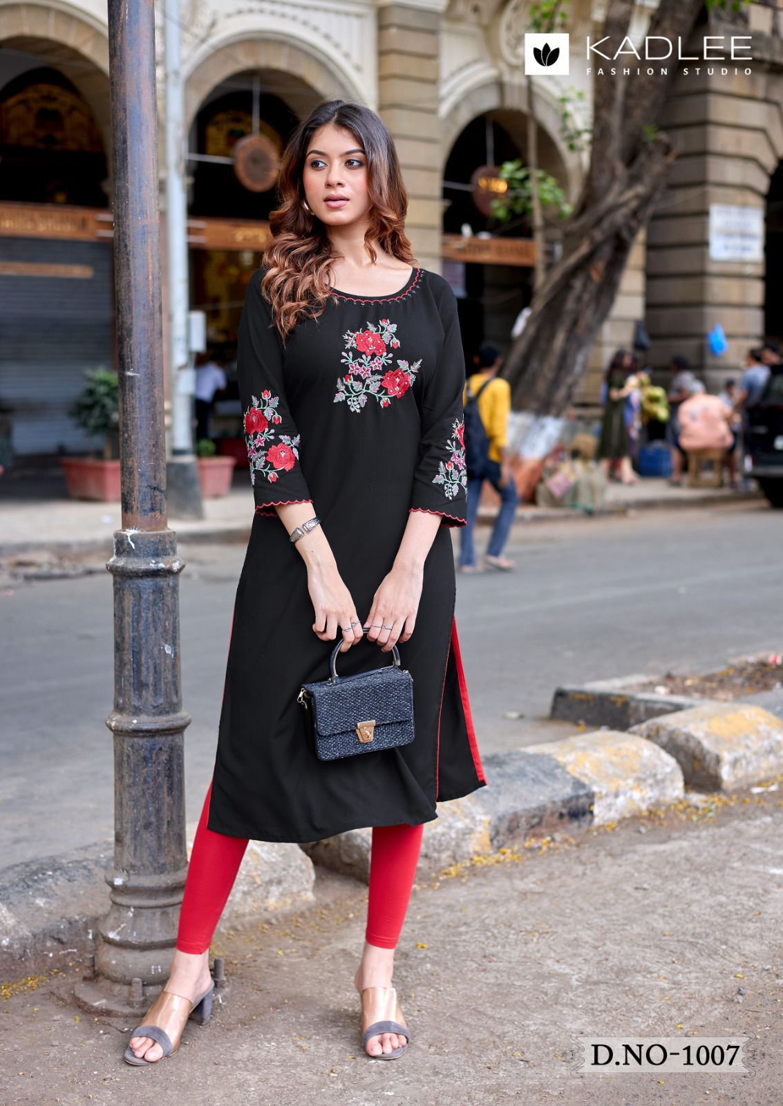 Ladlee Vol 3 Kadlee Heavy Rayon Long Straight Kurti Wholesale