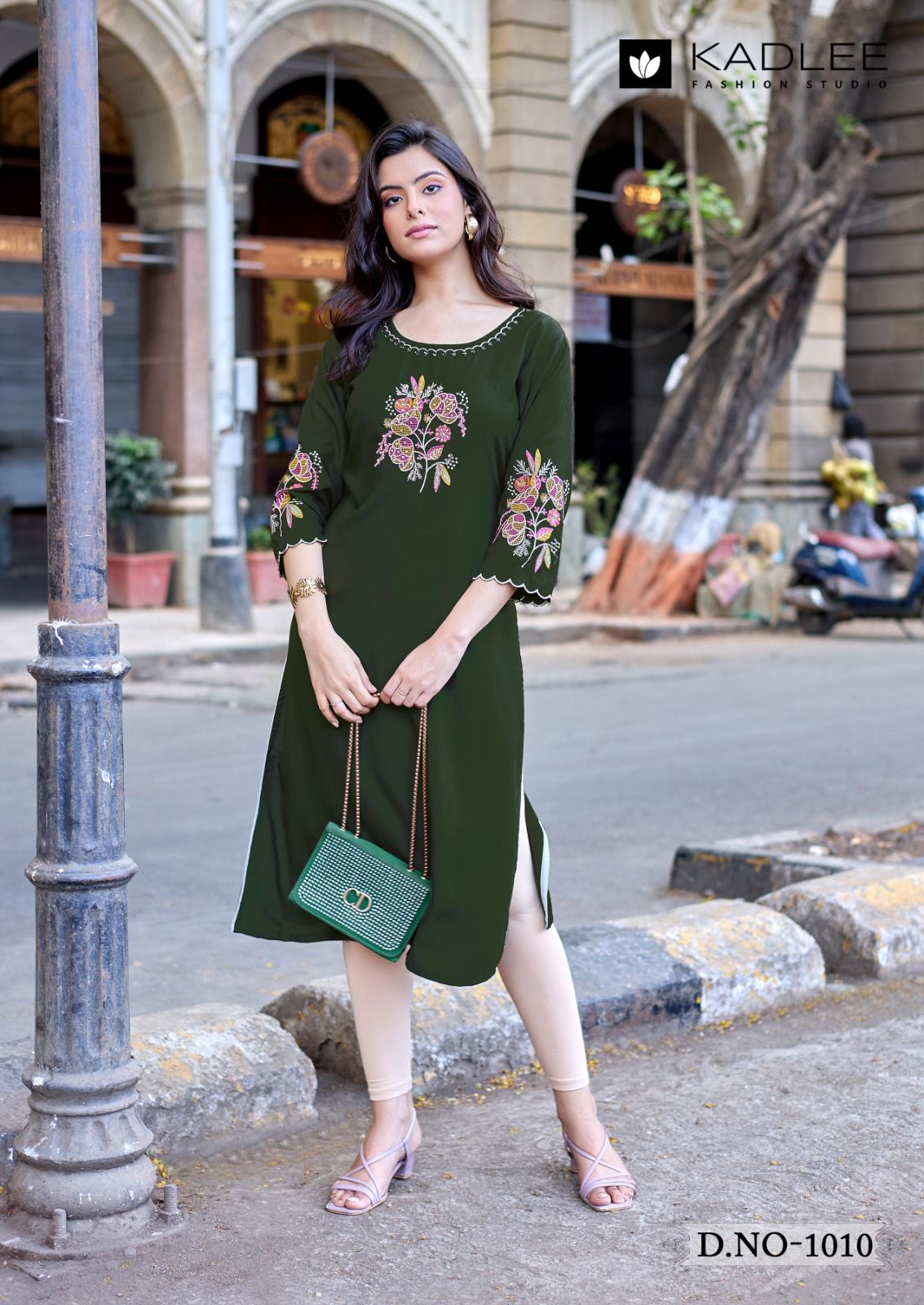 Ladlee Vol 3 Kadlee Heavy Rayon Long Straight Kurti Wholesale