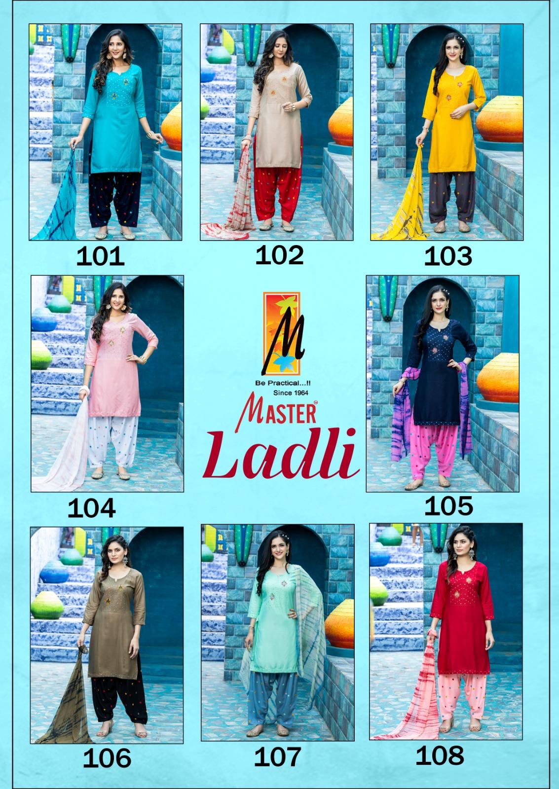 Ladli Master Rayon Readymade Salwar Suits Exporter