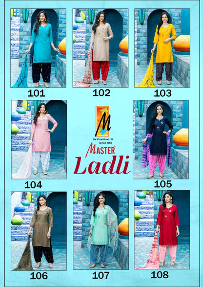 Ladli Master Rayon Readymade Salwar Suits Exporter