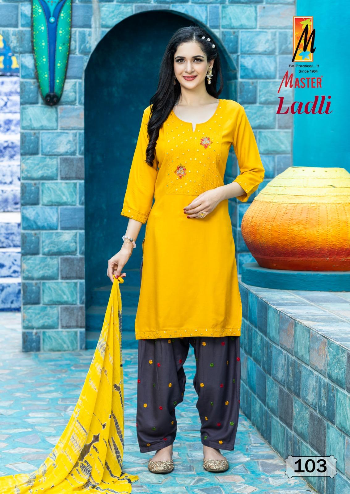 Ladli Master Rayon Readymade Salwar Suits Exporter