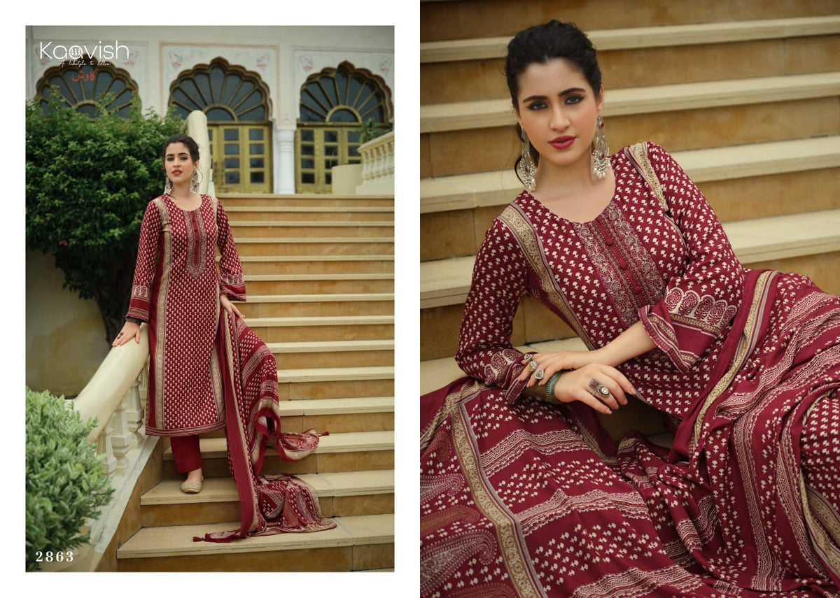 Lafz Kaavish Viscose Pashmina Suits Exporter Gujarat