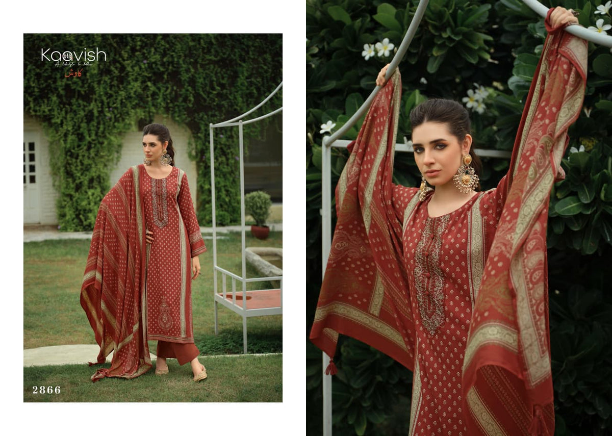 Lafz Kaavish Viscose Pashmina Suits Exporter Gujarat
