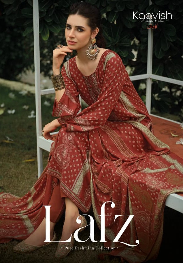 Lafz Kaavish Viscose Pashmina Suits Exporter Gujarat
