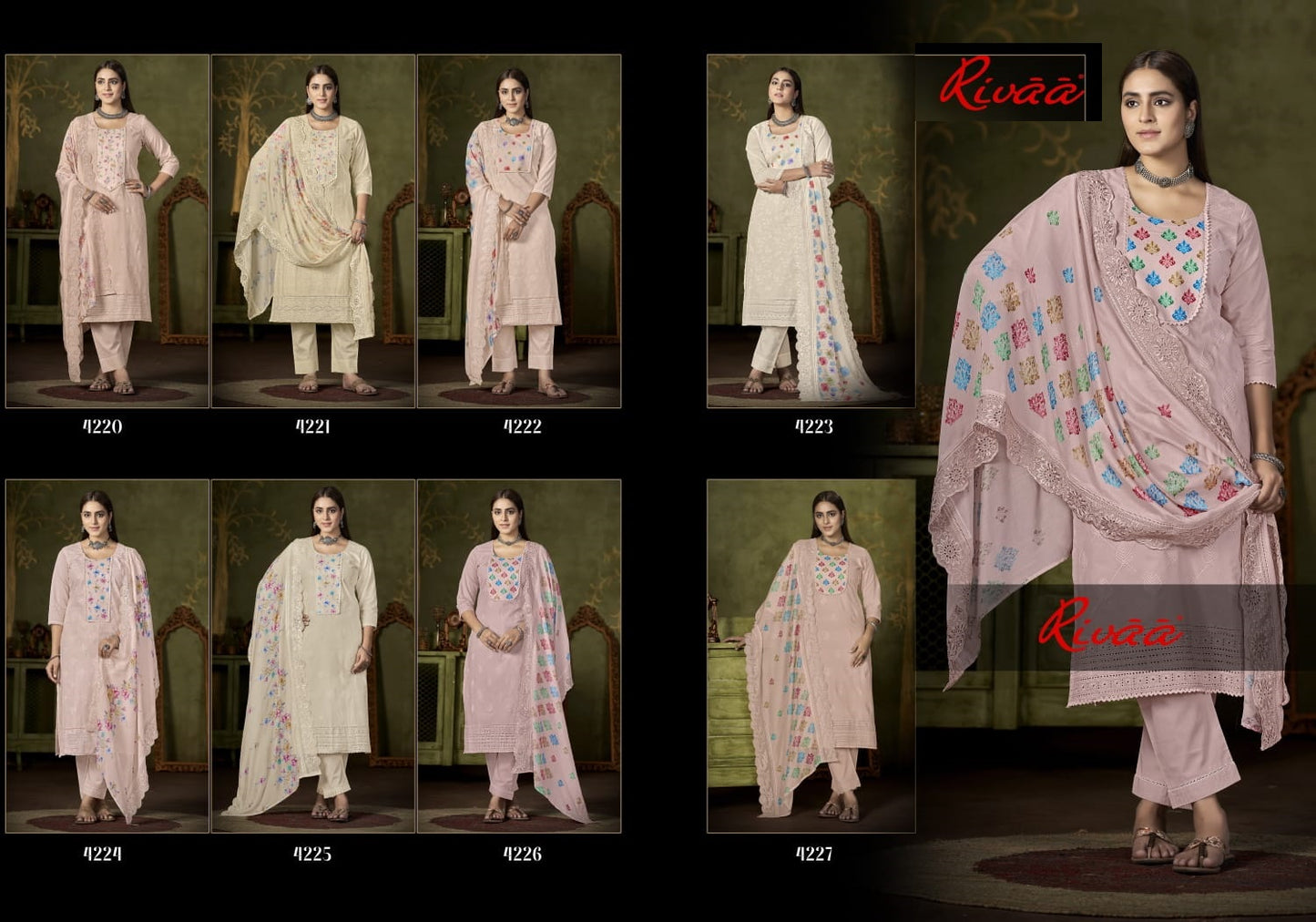 Laila Rivaa Italian Lawn Pant Style Suits Supplier