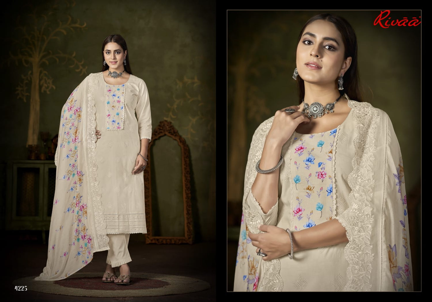Laila Rivaa Italian Lawn Pant Style Suits Supplier