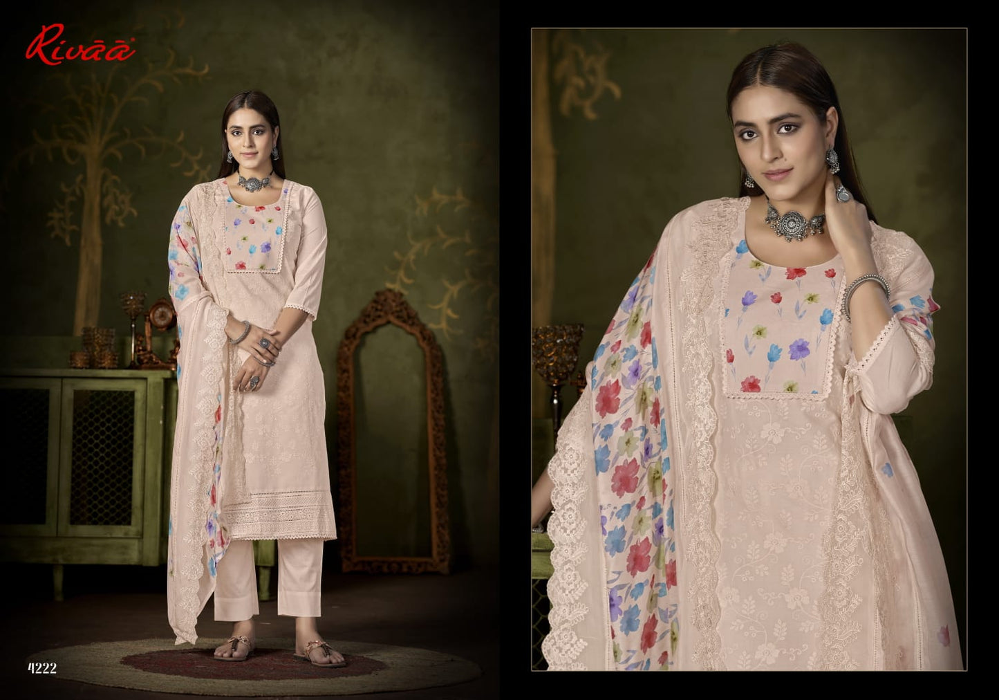 Laila Rivaa Italian Lawn Pant Style Suits Supplier