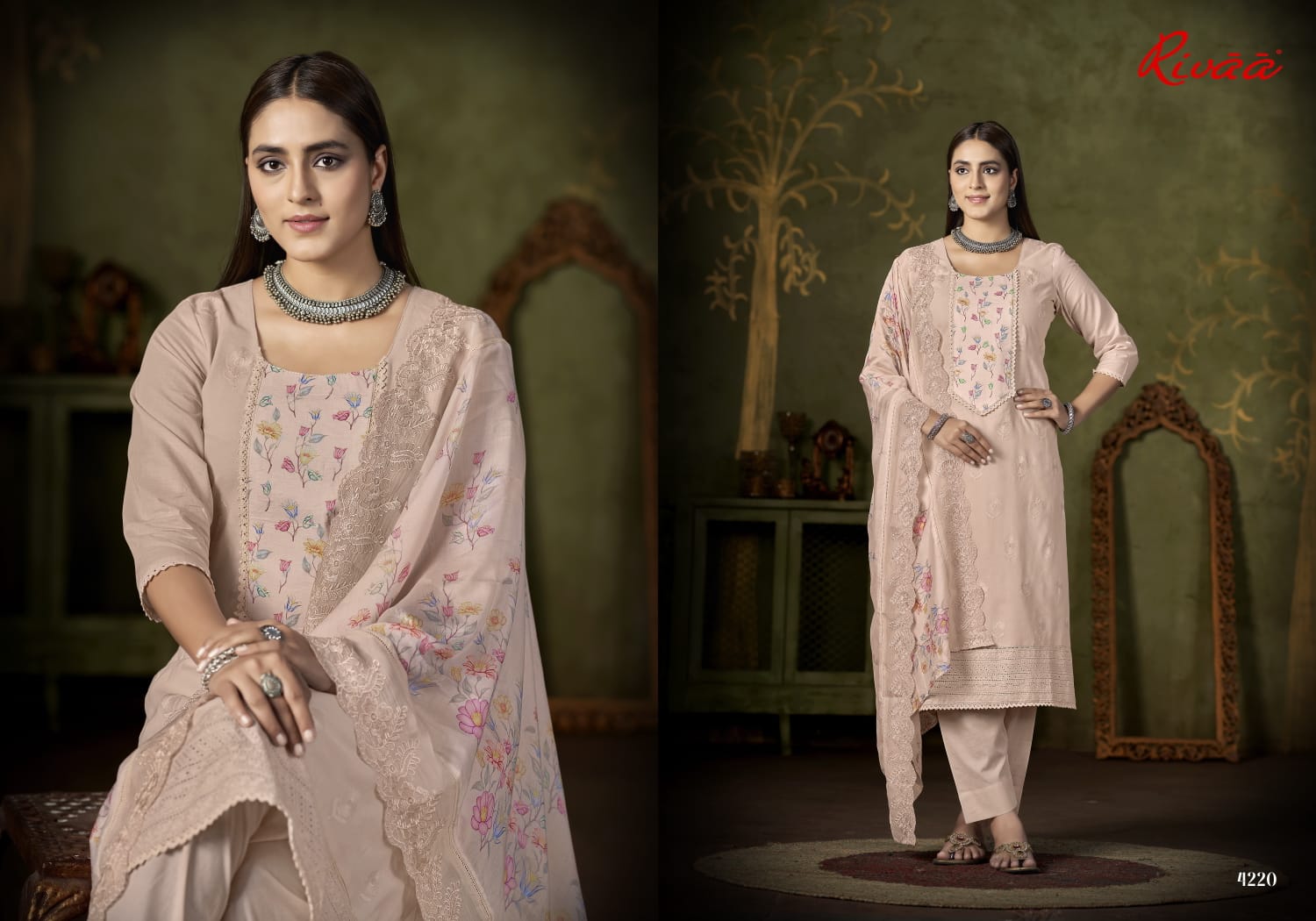 Laila Rivaa Italian Lawn Pant Style Suits Supplier