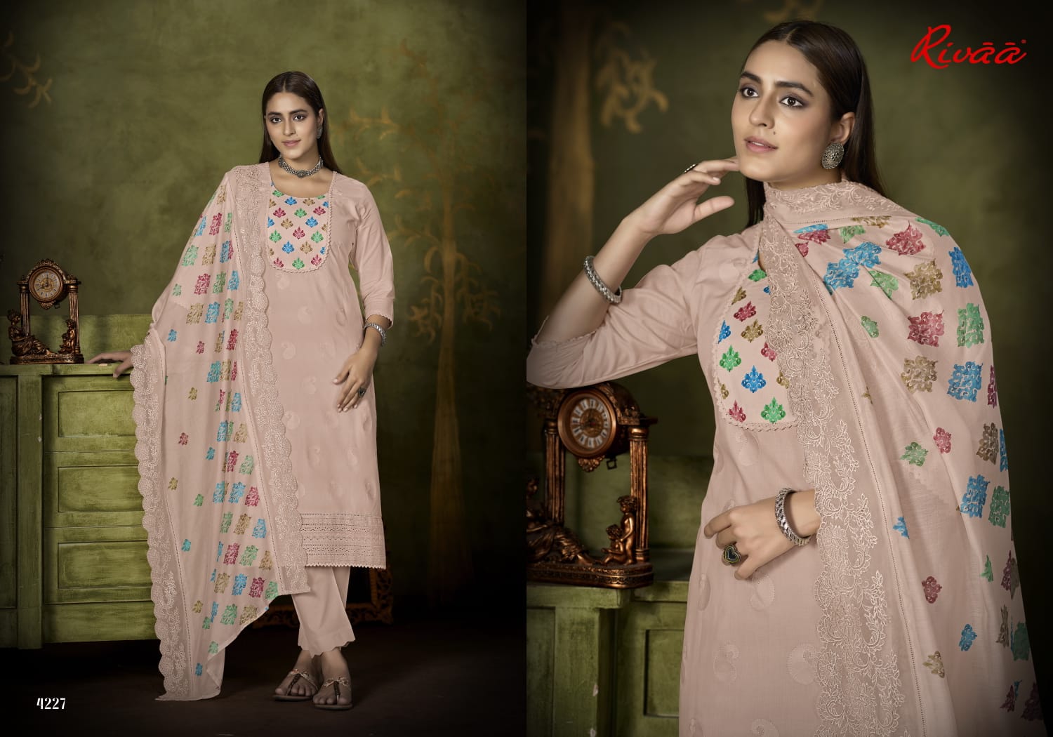 Laila Rivaa Italian Lawn Pant Style Suits Supplier