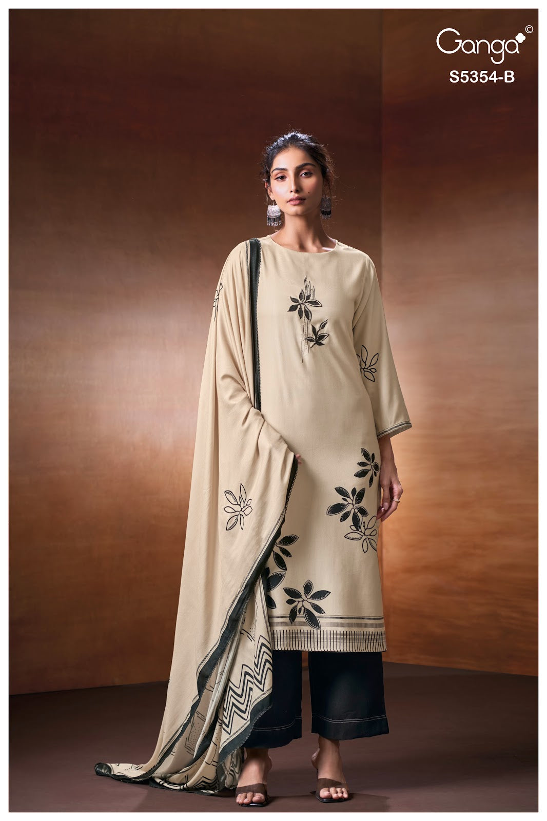 Lairika S5354 Ganga Wool Pashmina Suits Manufacturer
