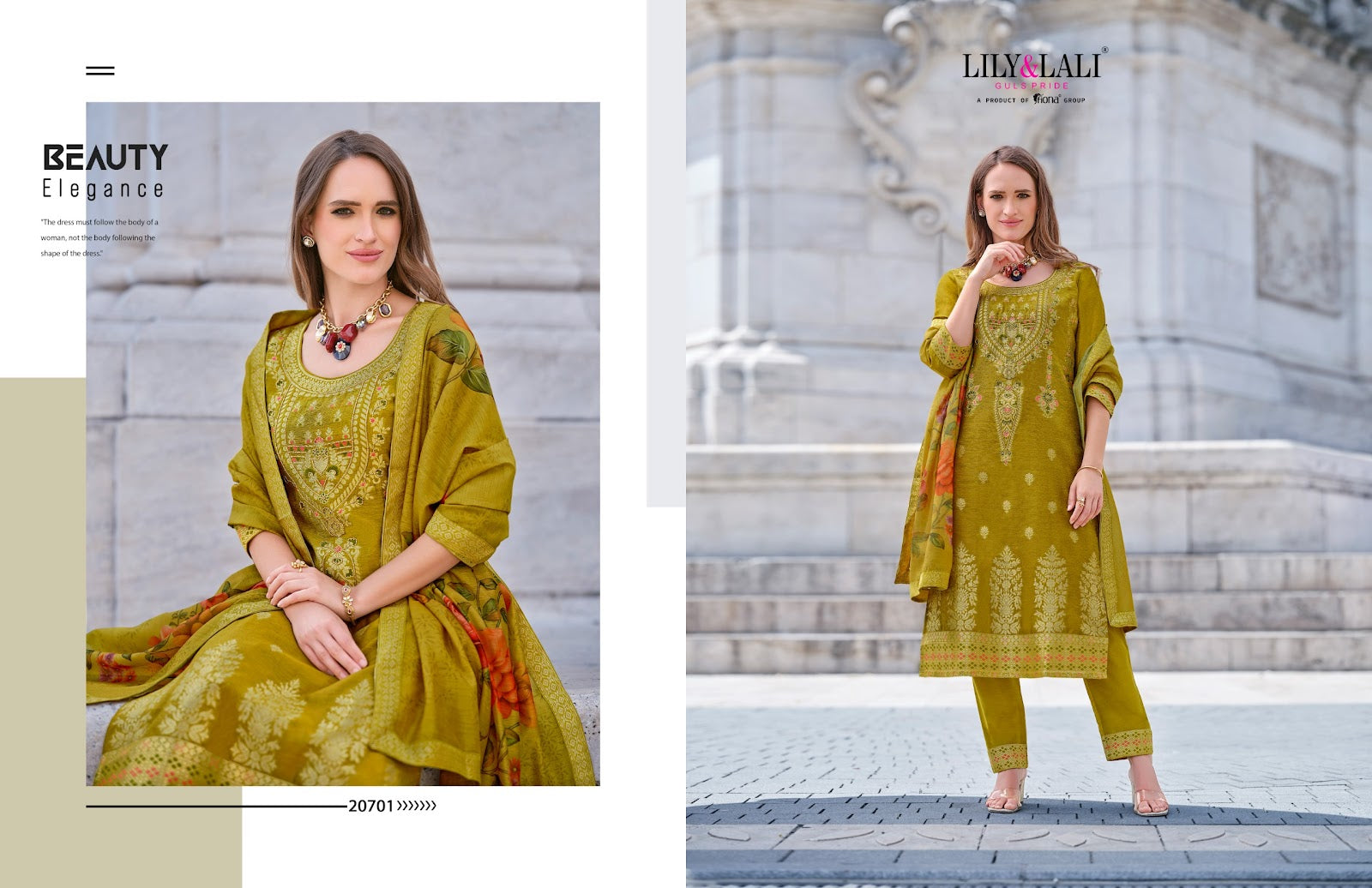Lajjo Lily Lali Banarsi Jacquard Readymade Pant Style Suits Wholesaler