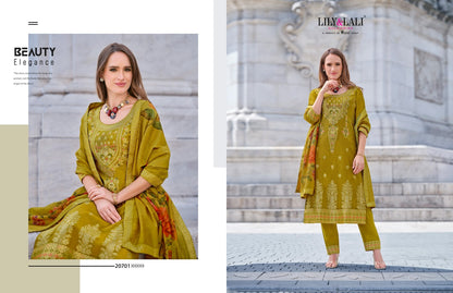 Lajjo Lily Lali Banarsi Jacquard Readymade Pant Style Suits Wholesaler