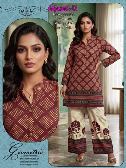 Lajwanti Infinity Co Ord Set Supplier
