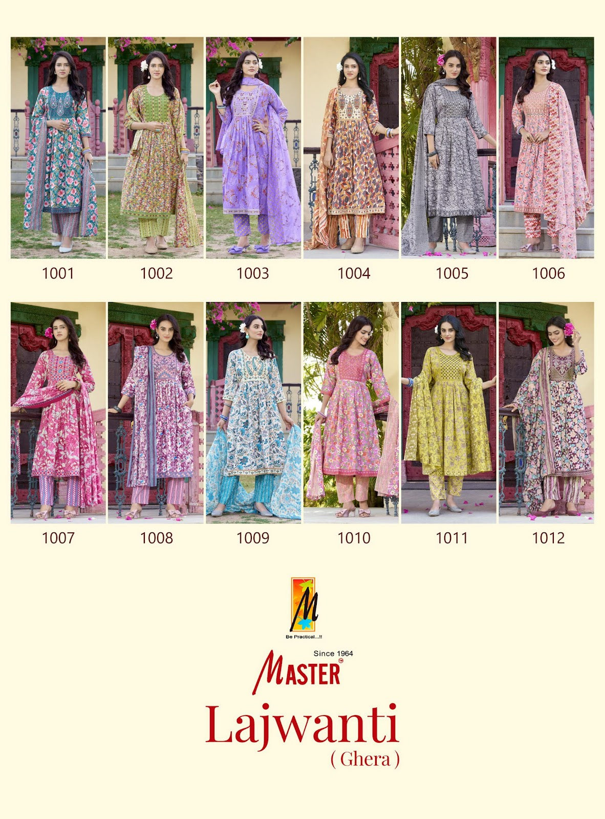 Lajwanti Master Cotton Readymade Anarkali Suits Wholesaler