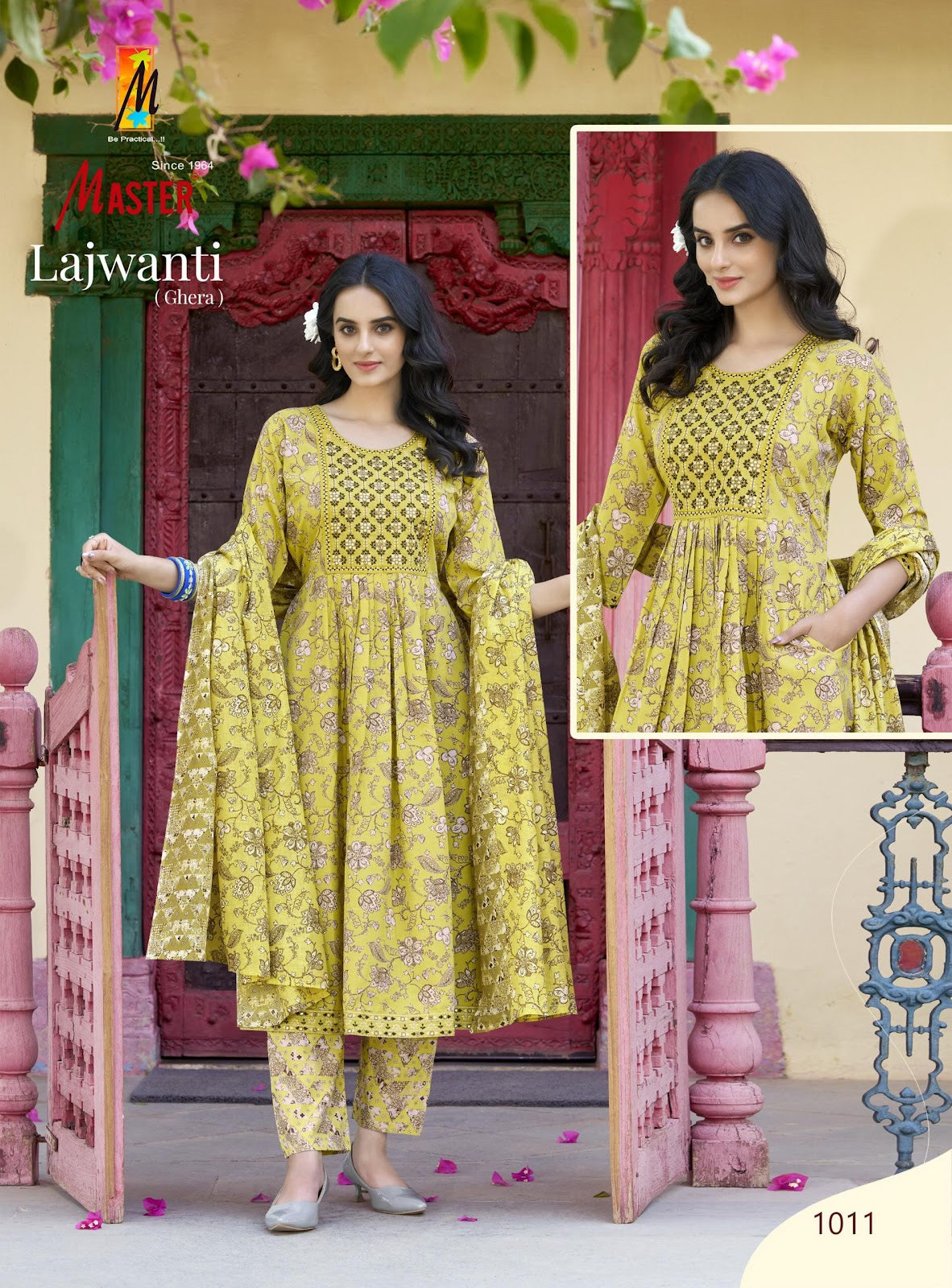 Lajwanti Master Cotton Readymade Anarkali Suits Wholesaler
