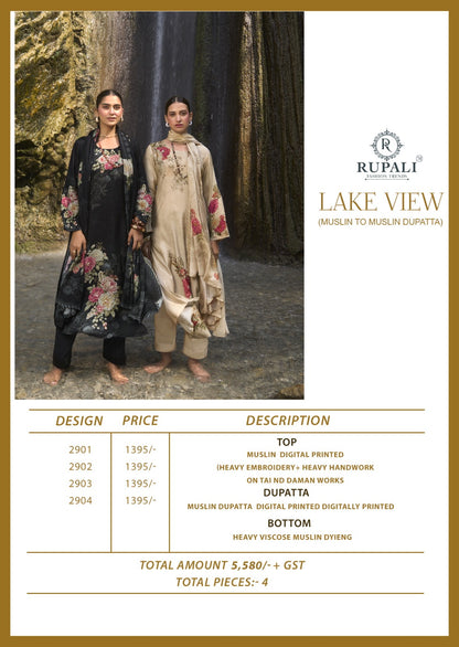 Lake View Rupali Muslin Pant Style Suits Manufacturer