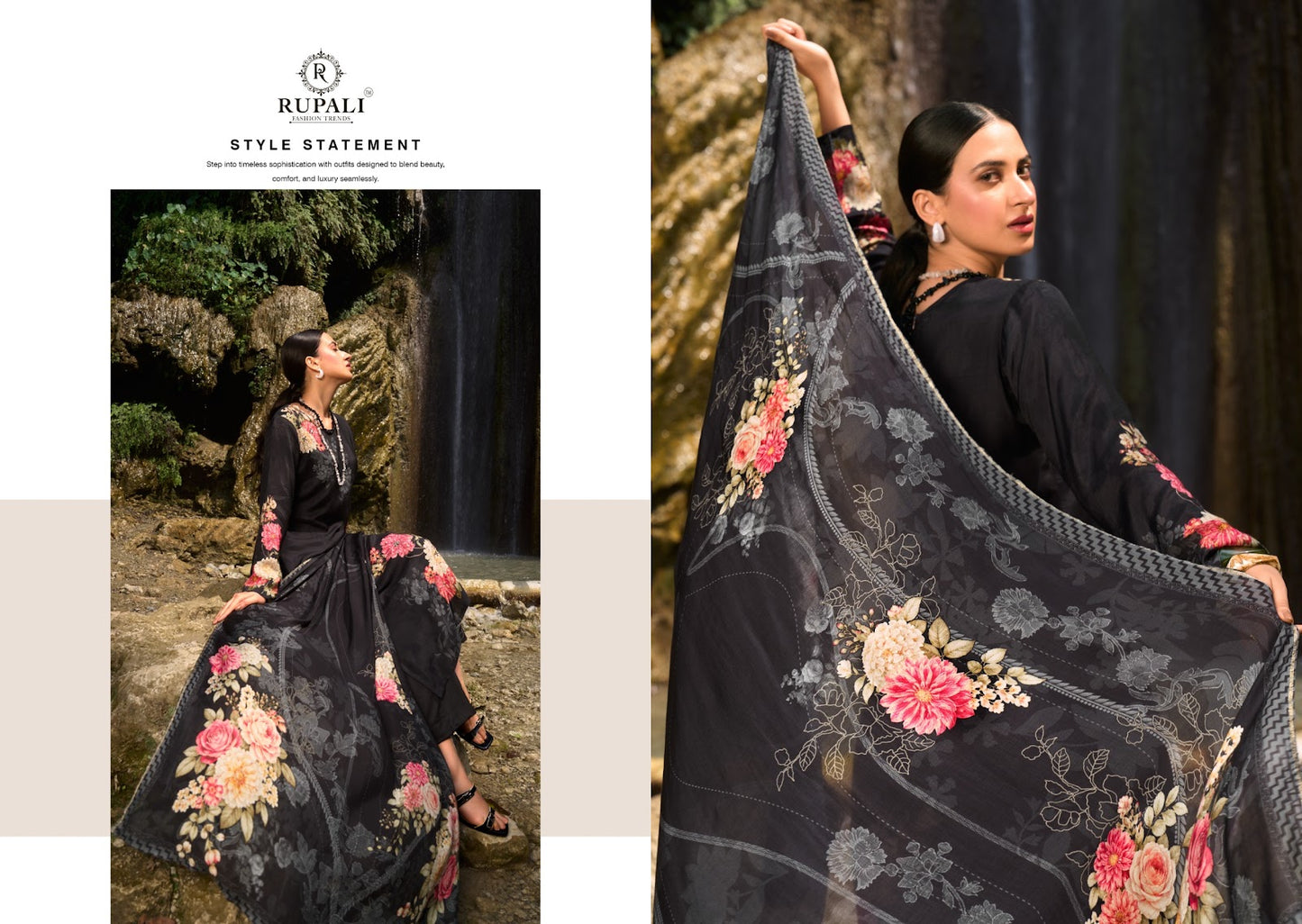 Lake View Rupali Muslin Pant Style Suits Manufacturer