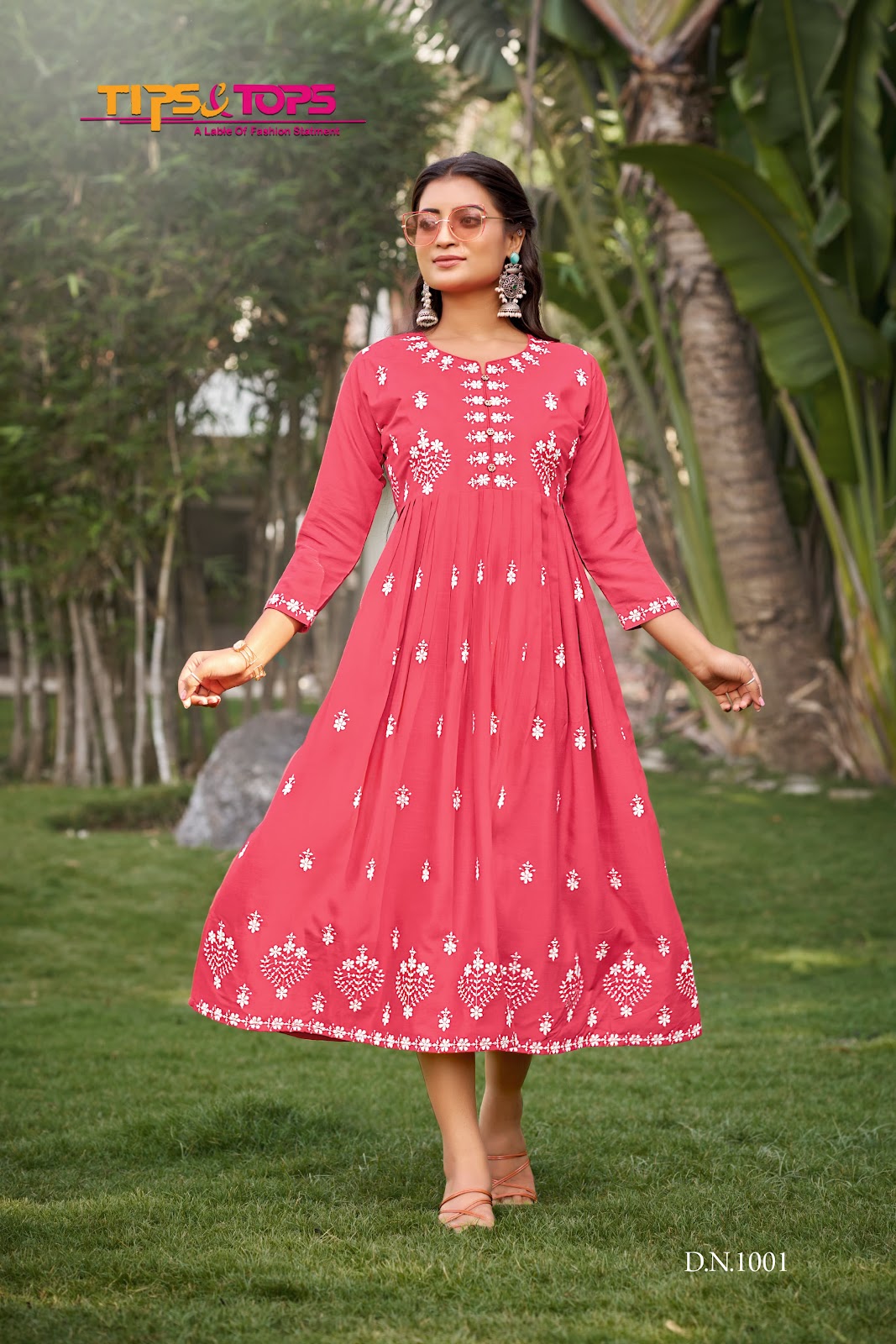 Lakhnavi Vol 3 Tips Tops Rayon 16Kg Anarkali Kurtis Wholesale Rate