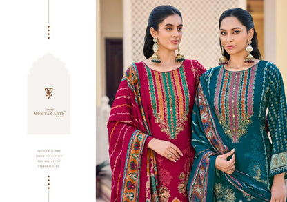 Lakshita Mumtaz Arts Viscose Muslin Karachi Salwar Suits Manufacturer India