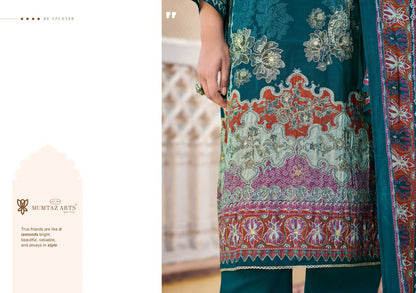 Lakshita Mumtaz Arts Viscose Muslin Karachi Salwar Suits Manufacturer India