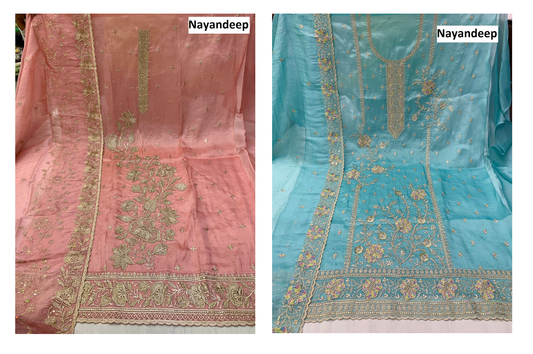 Lakshita Nayandeep Silk Salwar Suits Wholesale Rate