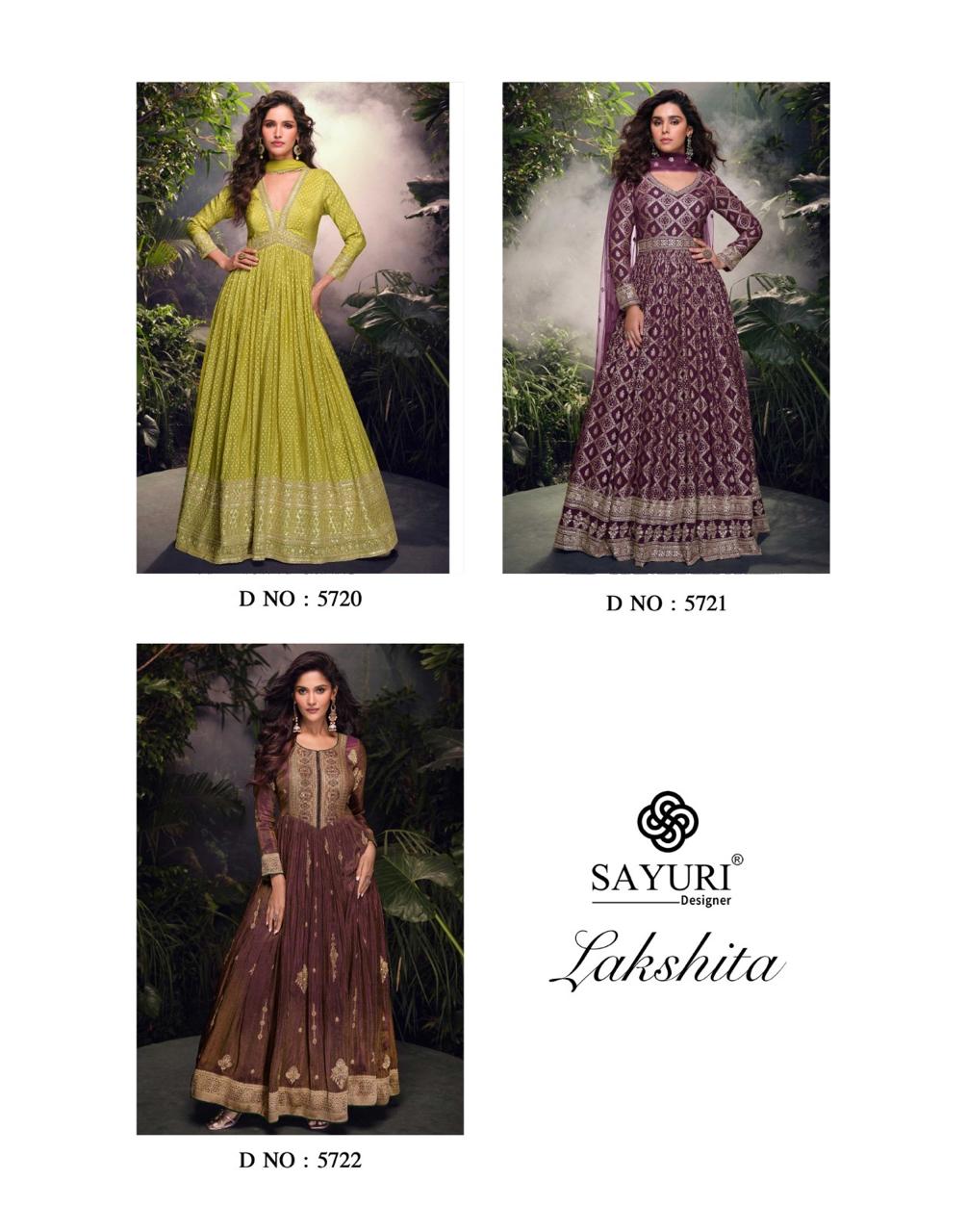 Lakshita Sayuri Jacquard Silk Gown Dupatta Set Wholesaler