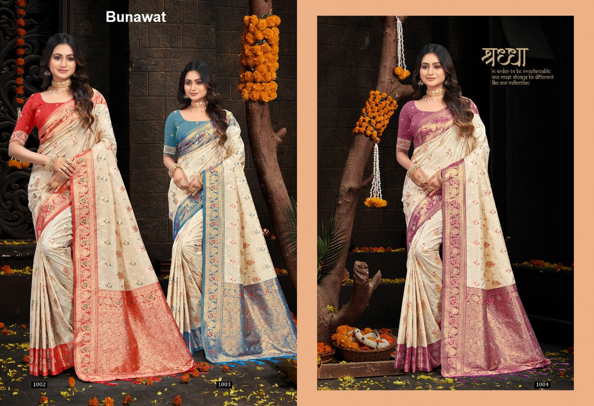 Lalita Silk Bunawat Sarees Exporter Gujarat