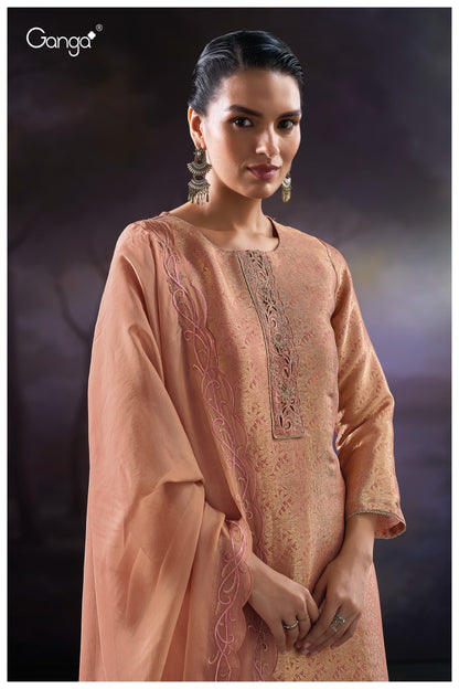 Lama 3401 Ganga Premium Bemberg Plazzo Style Suits Wholesaler Gujarat
