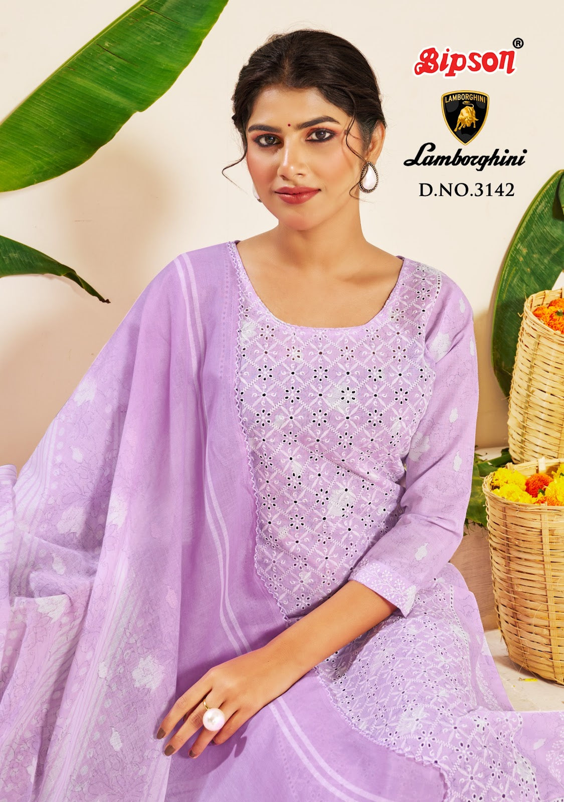 Lamborghini 3142 Bipson Prints Pure Cotton Pant Style Suits Manufacturer