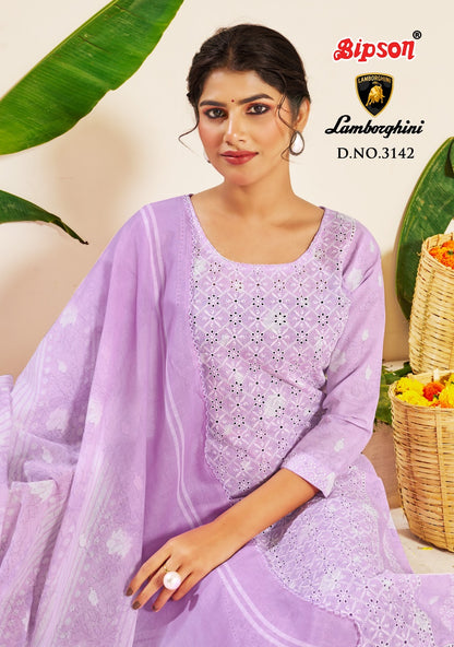 Lamborghini 3142 Bipson Prints Pure Cotton Pant Style Suits Manufacturer