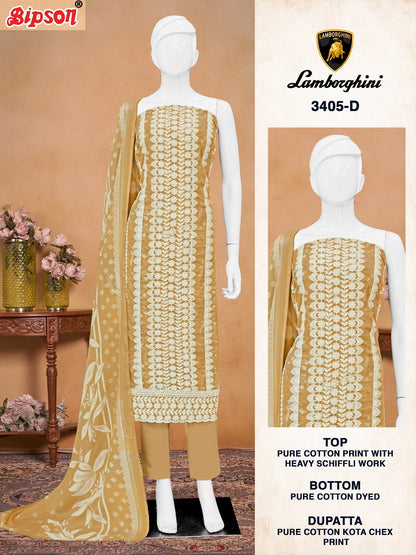 Lamborghini 3405 Bipson Prints Pure Cotton Pant Style Suits Manufacturer India