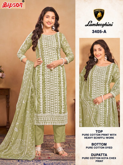 Lamborghini 3405 Bipson Prints Pure Cotton Pant Style Suits Manufacturer India