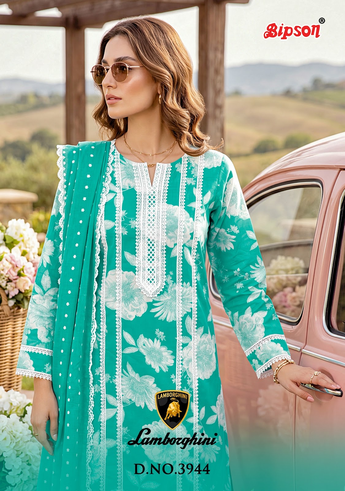 Lamborghini 3944-3946 Bipson Prints Cotton Pant Style Suits Wholesaler Ahmedabad