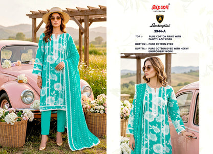Lamborghini 3944-3946 Bipson Prints Cotton Pant Style Suits Wholesaler Ahmedabad